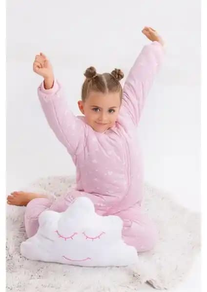 Cantoy Kalın Elyaf Dolgulu 2.5 TOG Desenli Çocuk Uyku Tulumu Konforu