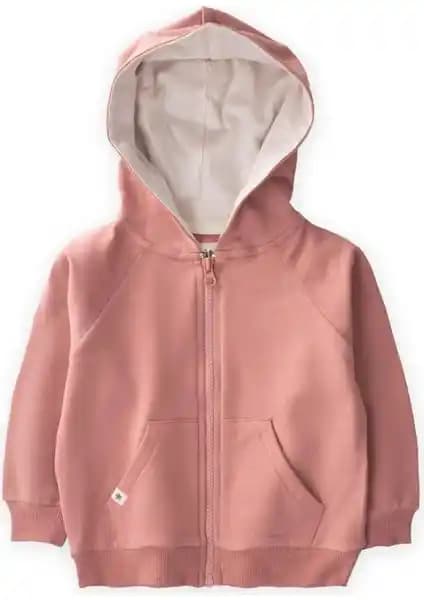 Cigit Kapşonlu Fermuarlı Hırka 1-14 Yaş Kız Çocuklar İçin Konforlu ve Şık Seçenek