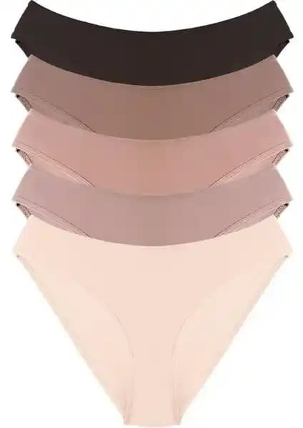 Cottonhill Pamuklu Kadın Bikini Külot 5'li Paket: Konfor ve Renk Çeşitliliği