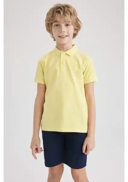 DeFacto Erkek Çocuk Pike Basic Düz Kısa Kollu Polo Tişört İncelemesi ve Özellikleri