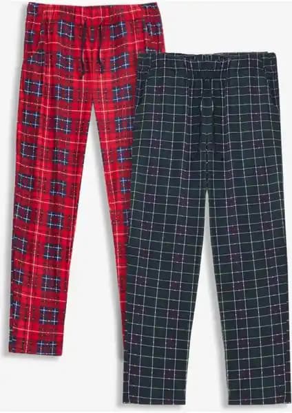 Elemge 2’li Takım Erkek Kareli Pijama Altı: Rahatlık ve Şıklığın Buluşması