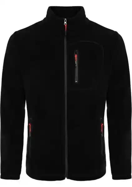 Four Man Rüzgara Dayanıklı Sıcak Tutan 3 Cepli Polar Ceket Erkekler İçin Konforlu Dış Giyim