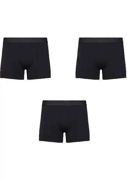 John Lion Erkek Premium Likralı 3'lü Siyah Boxer: Konfor ve Kalite Analizi