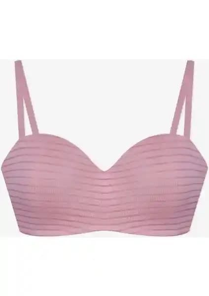 Koza İç Giyim Kadın Dolgusuz Transparan Çizgili Toparlayıcı Straplez Sütyen Özellikleri