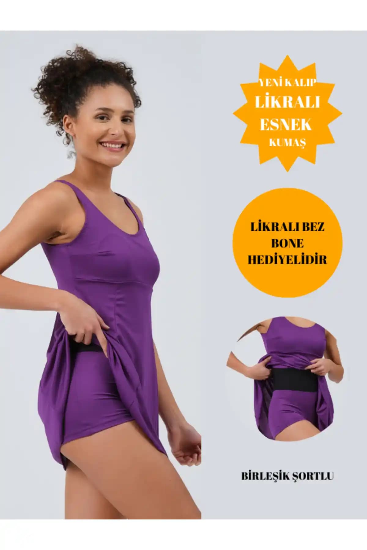 myfirstsea Kadın Elbiseli Şortlu Mayo: Şıklık ve Konforu Bir Arada Sunan Tasarım