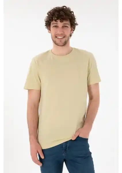 U.S. Polo Assn Erkek Regular Fit Bisiklet Yaka Açık Haki Basic Tişört İncelemesi