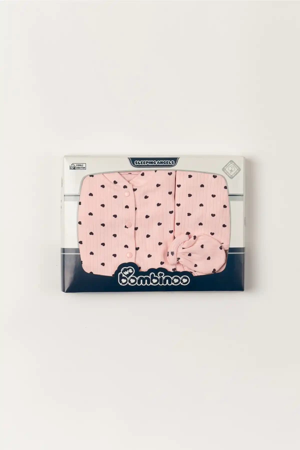 webombinoo 5 Parça Hastane Çıkışı Zıbın Seti: Organik Pamuklu Yenidoğan Konforu