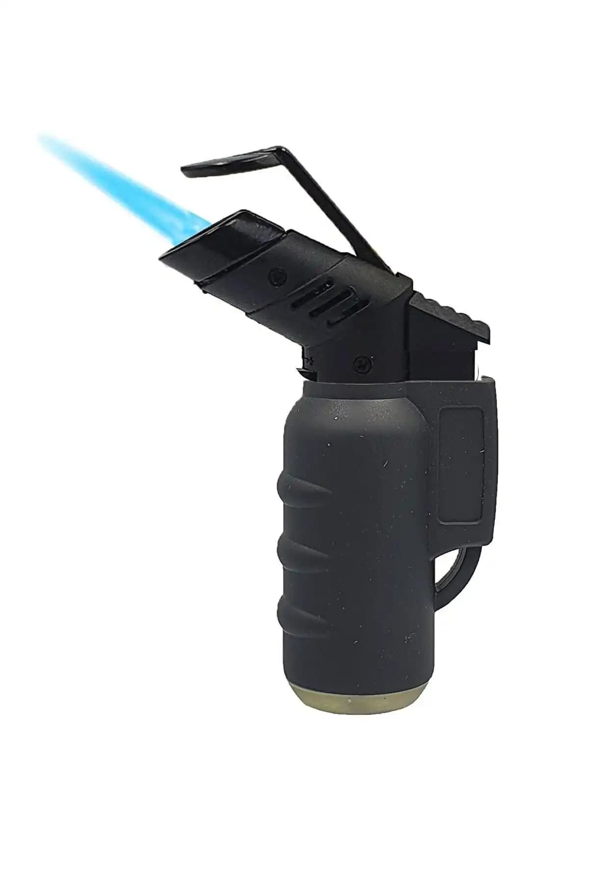 1300 C Turbo Torch Tek Pürmüz Siyah Çakmak Yüksek Performans ve Dayanıklılık