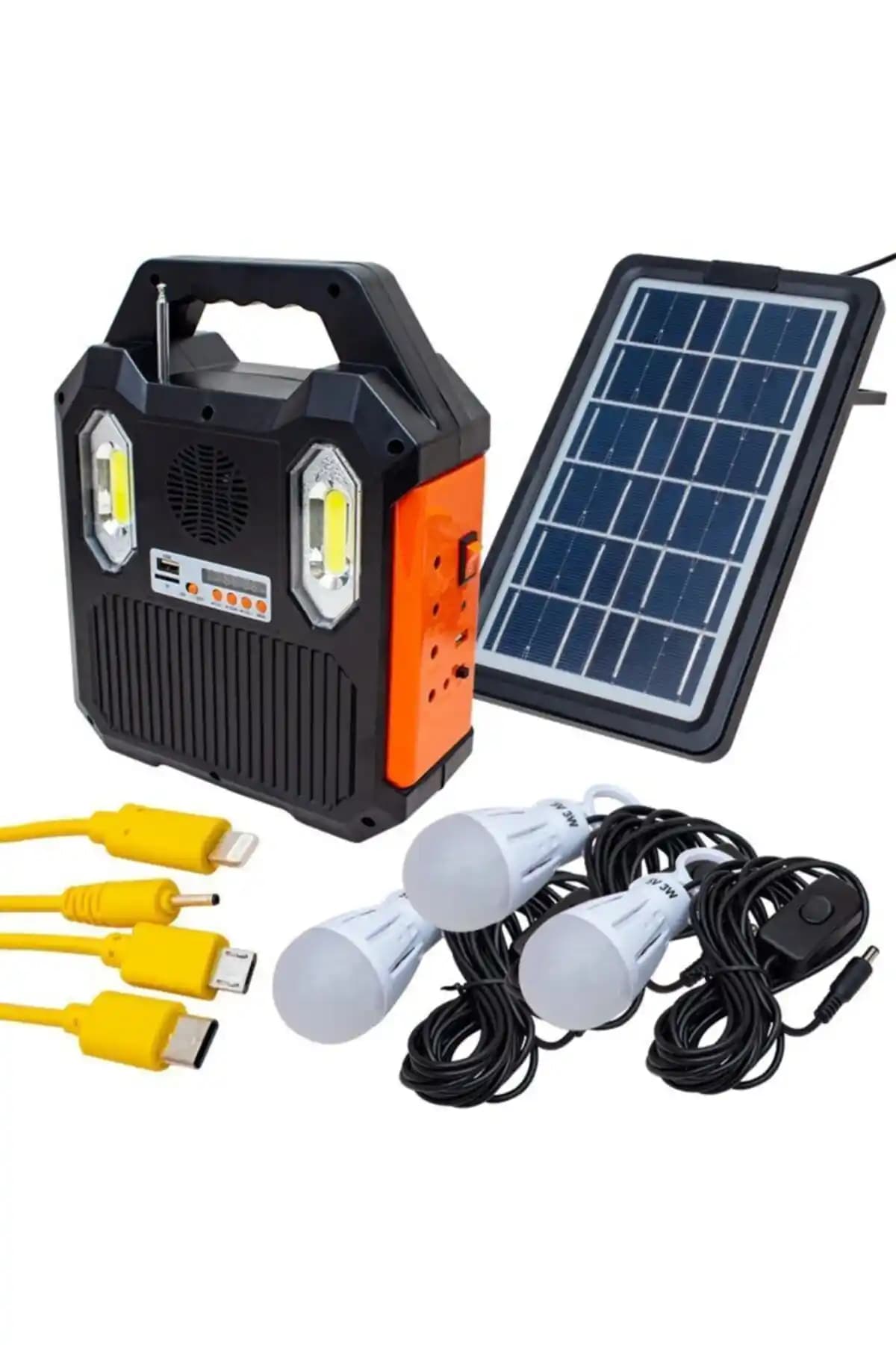 Ataşbey Süper Solar Panelli MP3 Radyo Işıldak Fener Yenilikçi Çevre Dostu Aydınlatma Çözümü