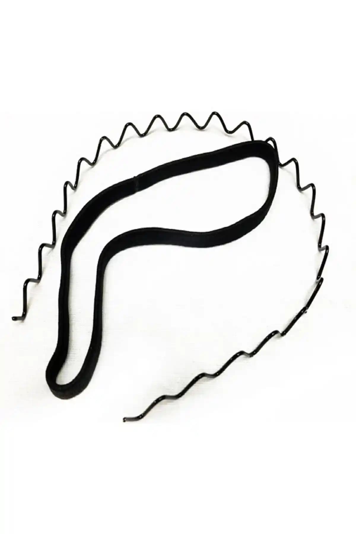 BB Wikiki 2'li Erkek Saç Tokası ve Siyah Lastikli Saç Bantı Modern Tasarım