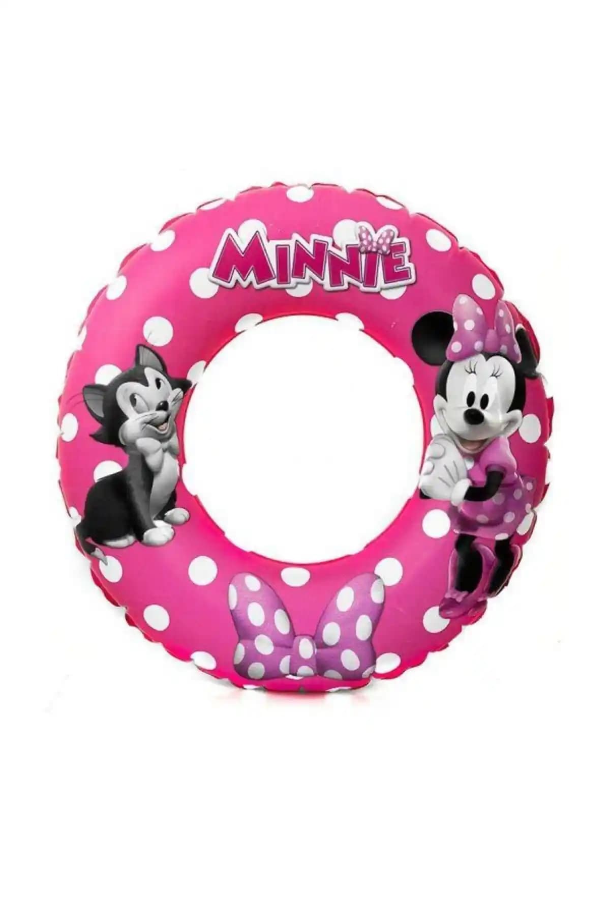 Bestway Minnie Mouse Simit 56 Cm Çocuklar İçin Eğlenceli ve Güvenli Yüzme Aksesuarı