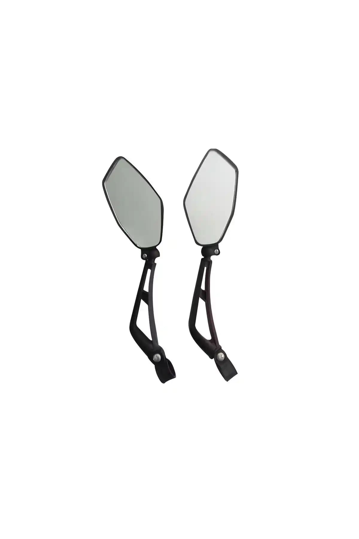 Bisiklet, scooter ve motorlar için şık ve dayanıklı çift dikiz aynası seti