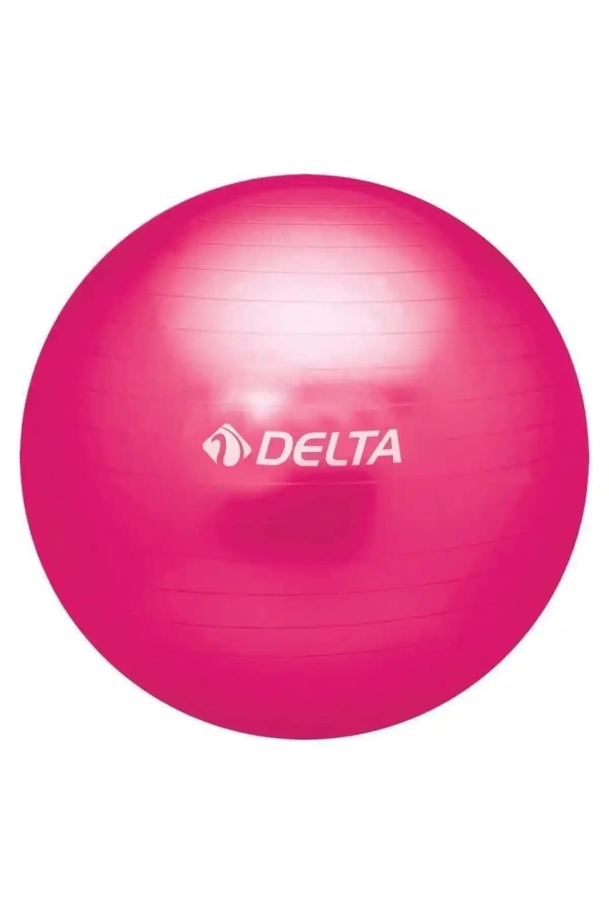Delta 55 Cm Deluxe Fuşya Pilates Topu ile Sağlıklı ve Esnek Bir Egzersiz Deneyimi