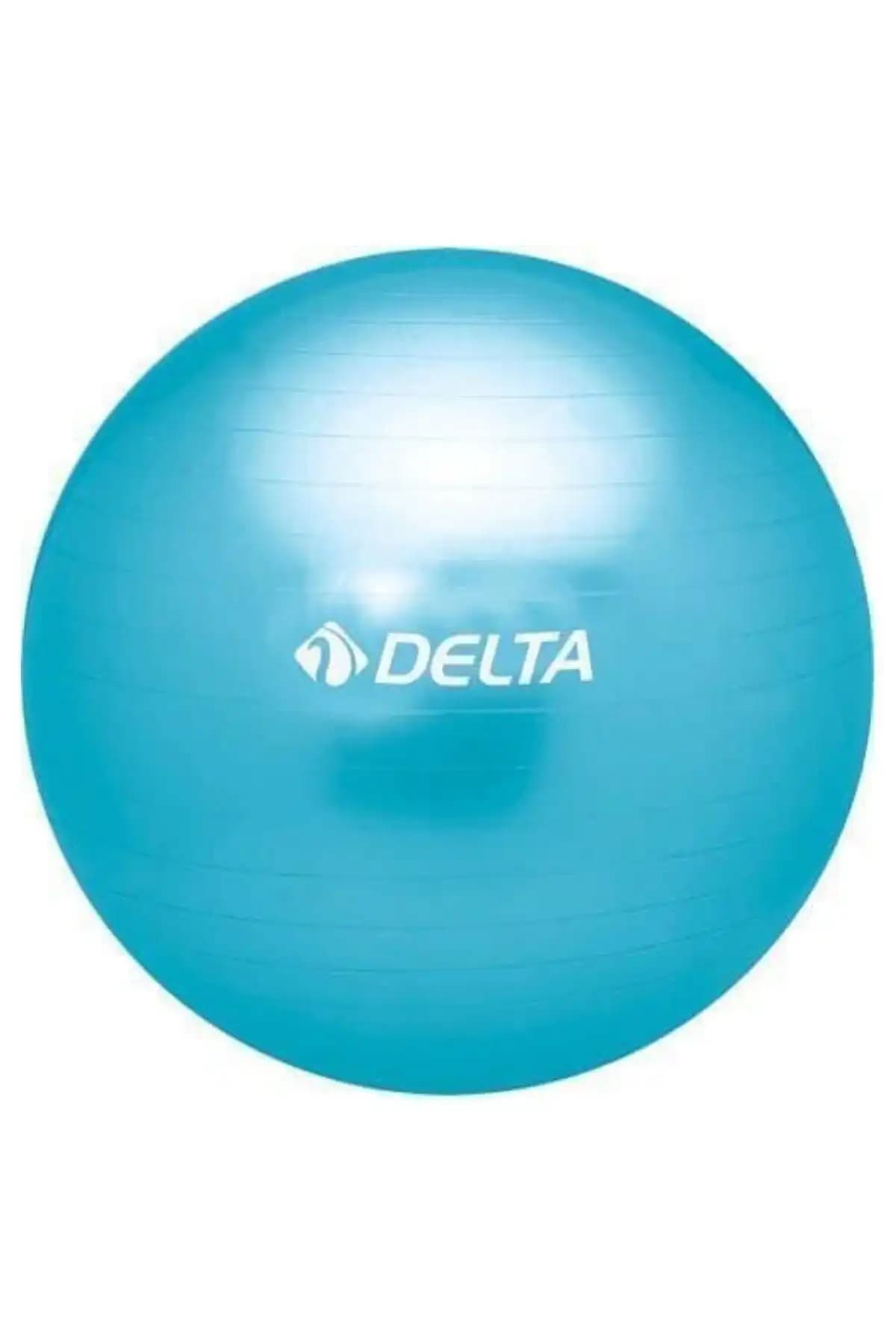 Delta 65 cm Mavi Pilates Topu Sağlıklı ve Dengeleyici Egzersizler İçin Uygun Bir Seçenek