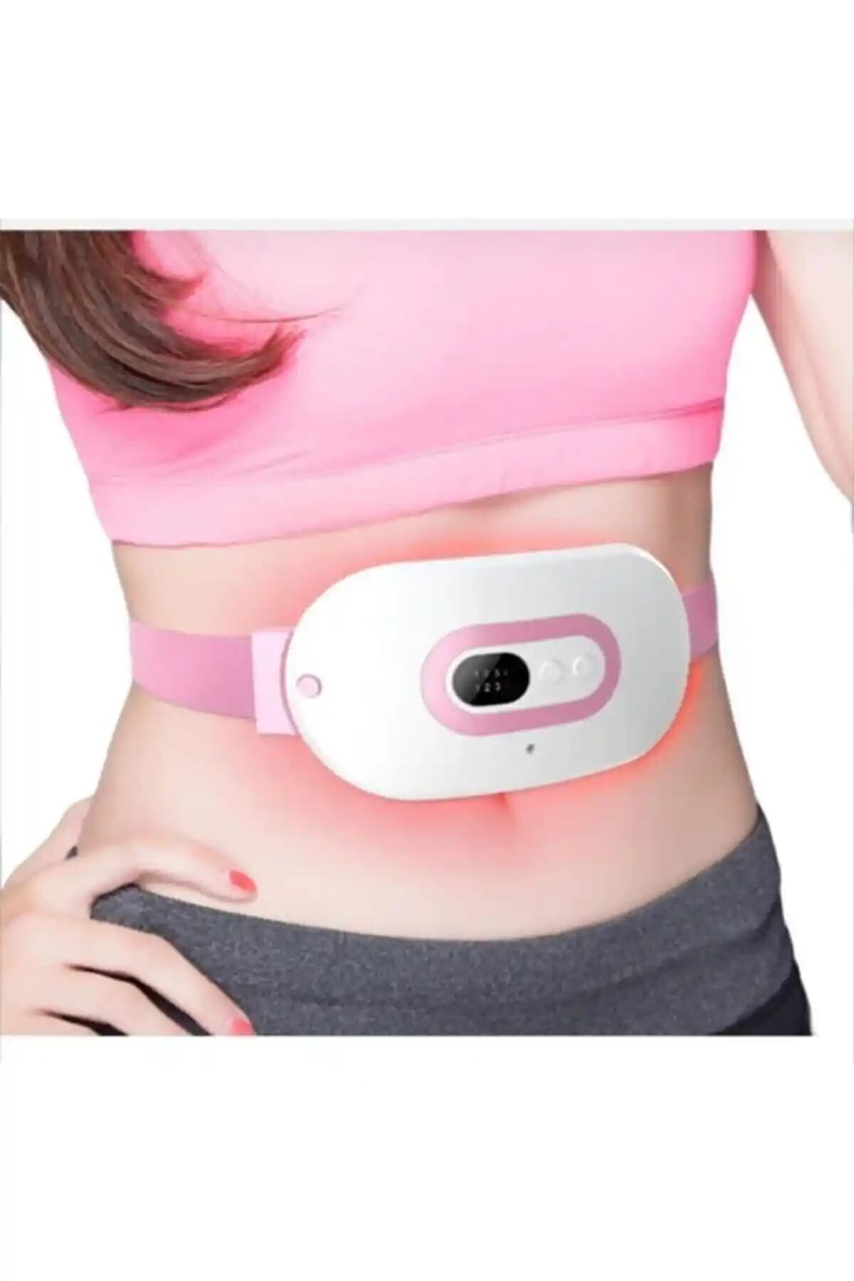 Dijital Titreşimli ve Sıcaklık Ayarlı Kadınlar İçin Bel Kemeri Regl ve Hamilelik Desteği