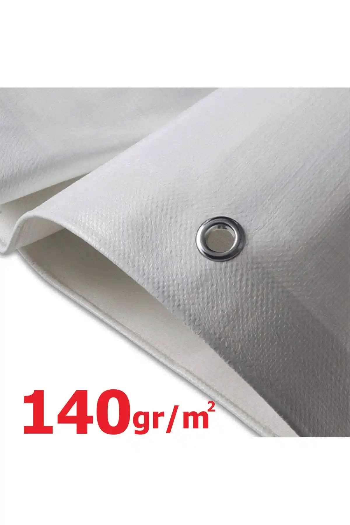 DİWWA 3x4 Metre Beyaz Lamineli Branda: Dayanıklı ve Çok Yönlü Açık Hava Koruma Çözümü