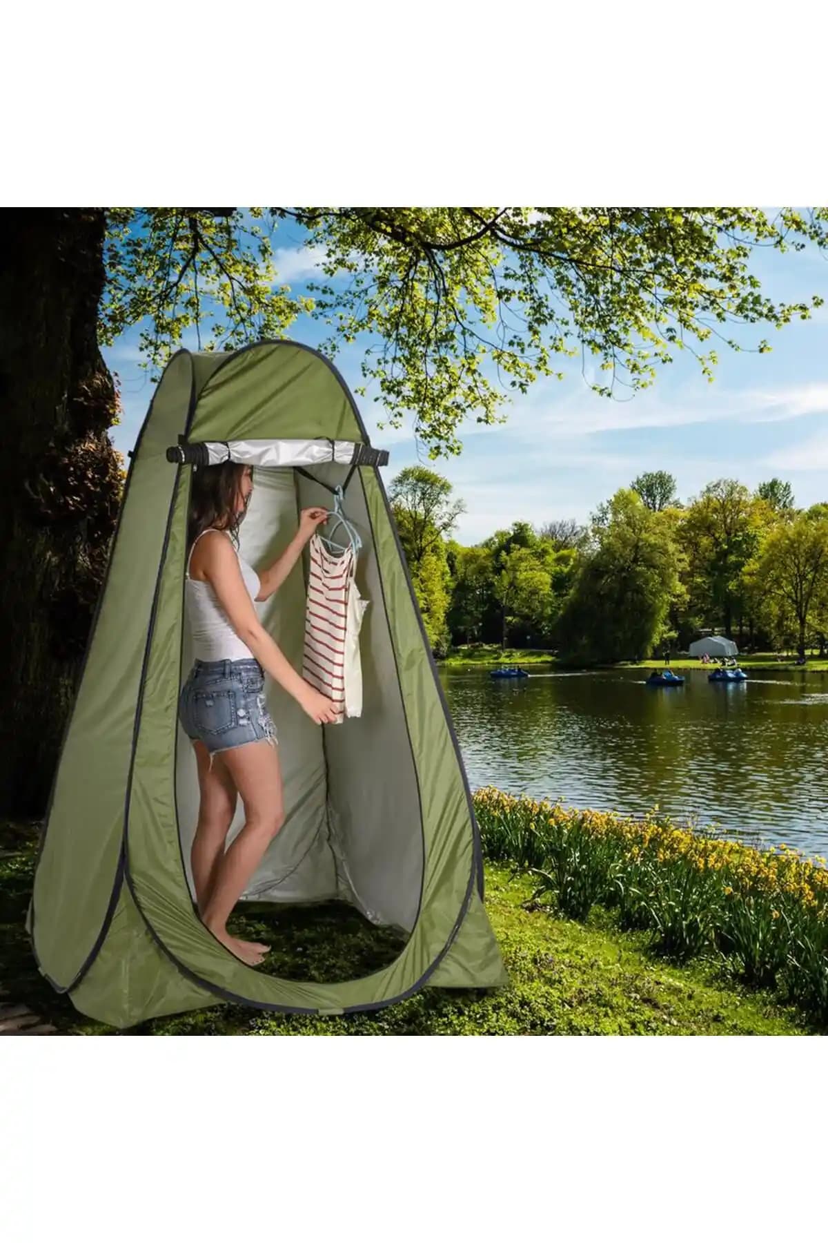 Faial Giyinme Çadırı Kamp Duş Tuvalet Çadırı: Çok Yönlü ve Dayanıklı Kamp Ekipmanı