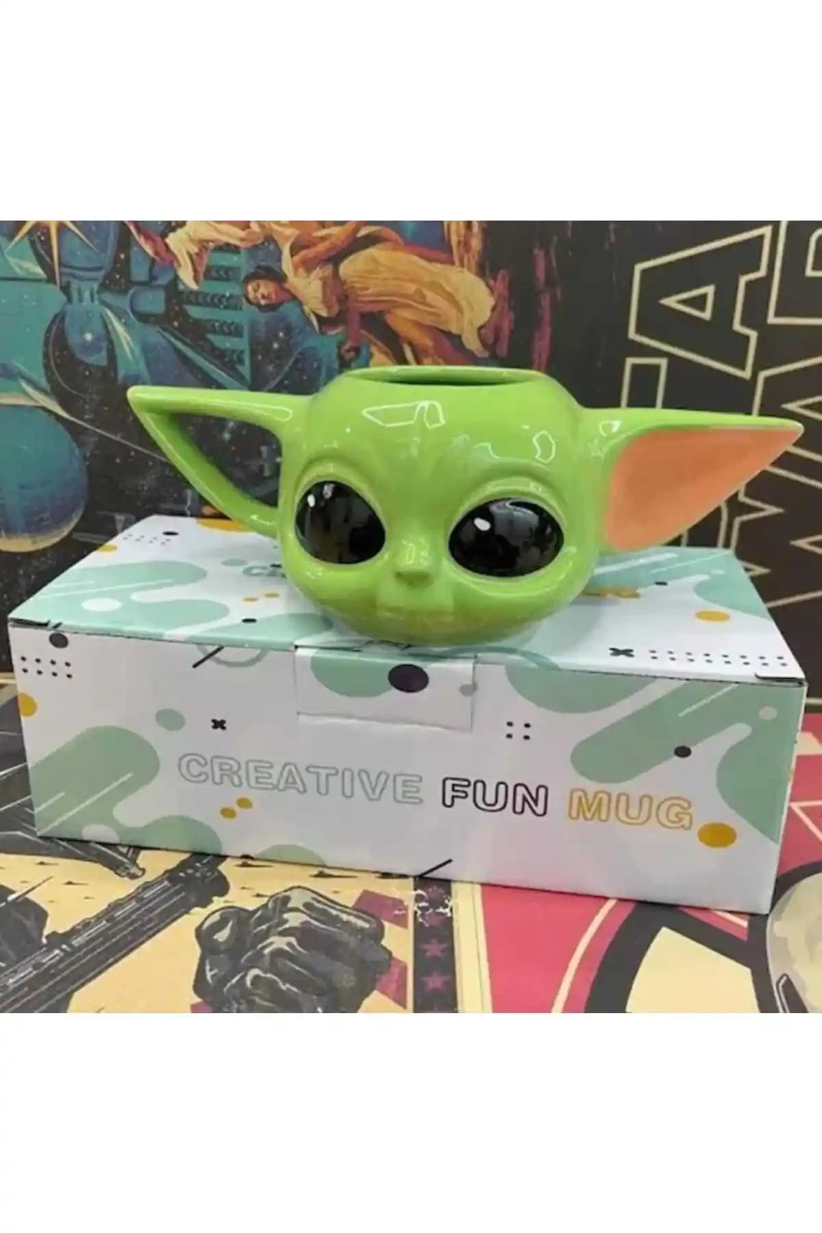 GiralStore Baby Yoda 3D Kupa Mug: Koleksiyon ve Günlük Kullanım İçin Özel Tasarım