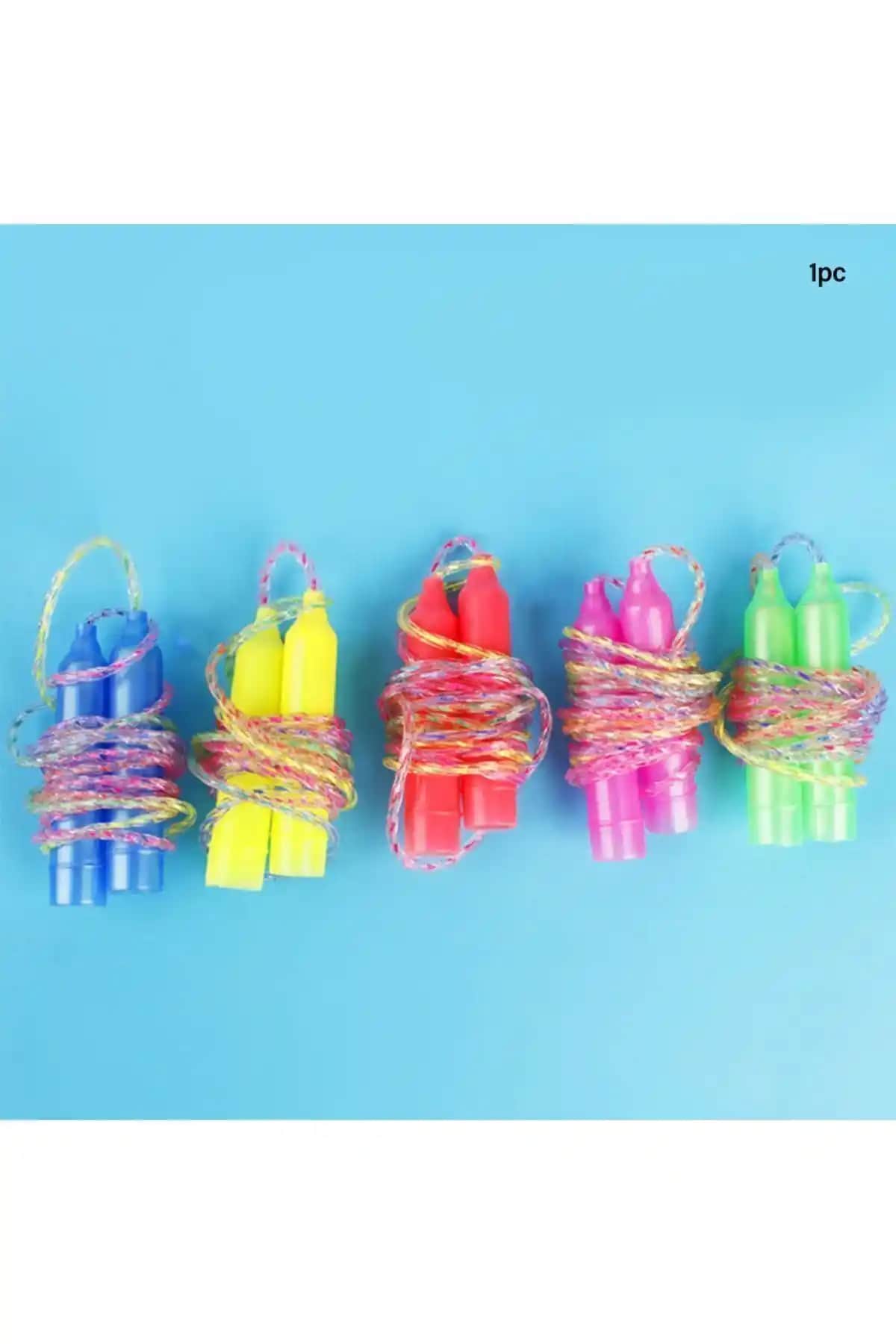 İsego 4 Adet Çocuk Atlama İpi: Renkli ve Dayanıklı Spor ve Eğlence Aracı