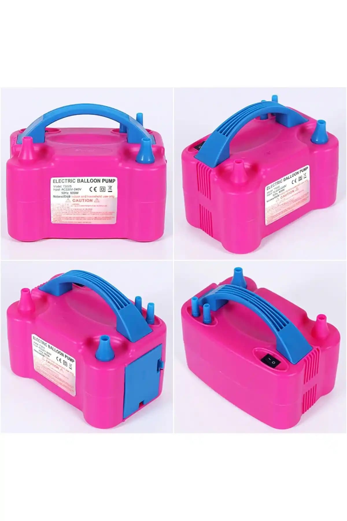 Janva Çift Çıkışlı Elektrikli Balon Şişirme Makinesi Profesyonel ve Pratik Kullanım