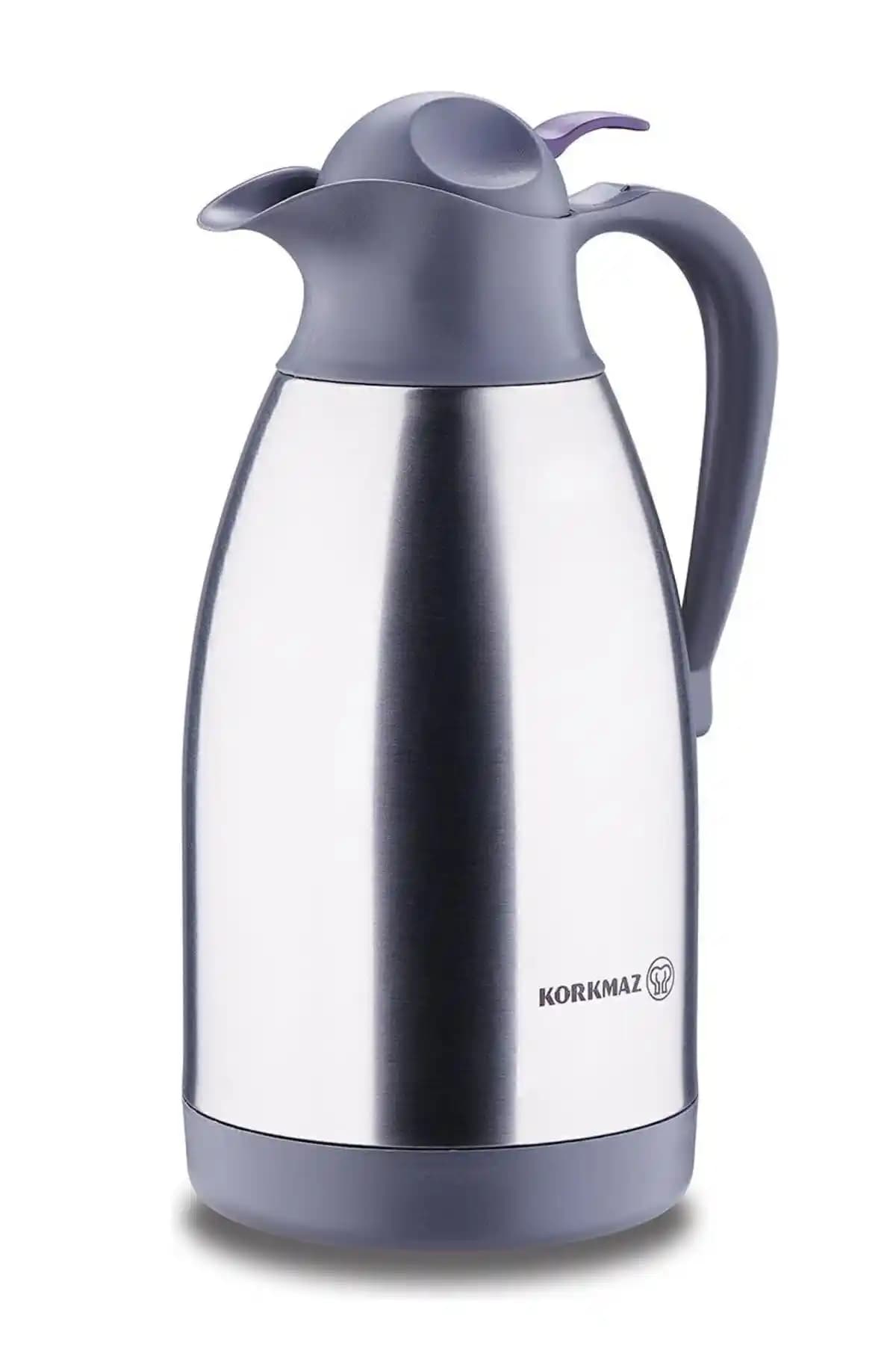 KORKMAZ Satina Max 2.0 Lt Termos: Dayanıklı ve Uzun Süre Sıcaklık Koruma Özelliği
