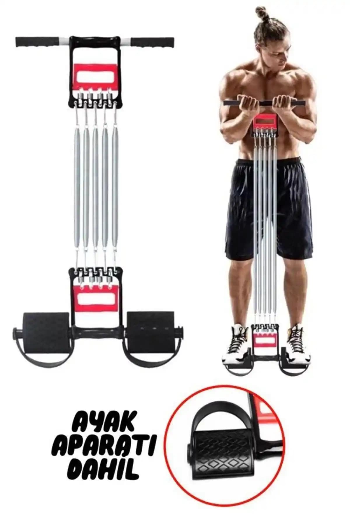 Leyaton Çok Fonksiyonlu Spor Egzersiz Seti Göğüs, Kol ve Bilek Güçlendirme