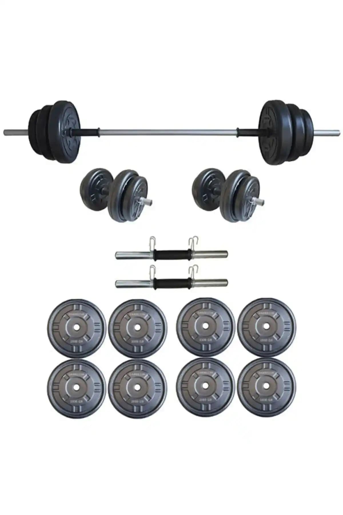 Mocca Style 25 Kg Dambıl Seti: Evde Spor İçin Dayanıklı ve Çok Yönlü Fitness Ekipmanı