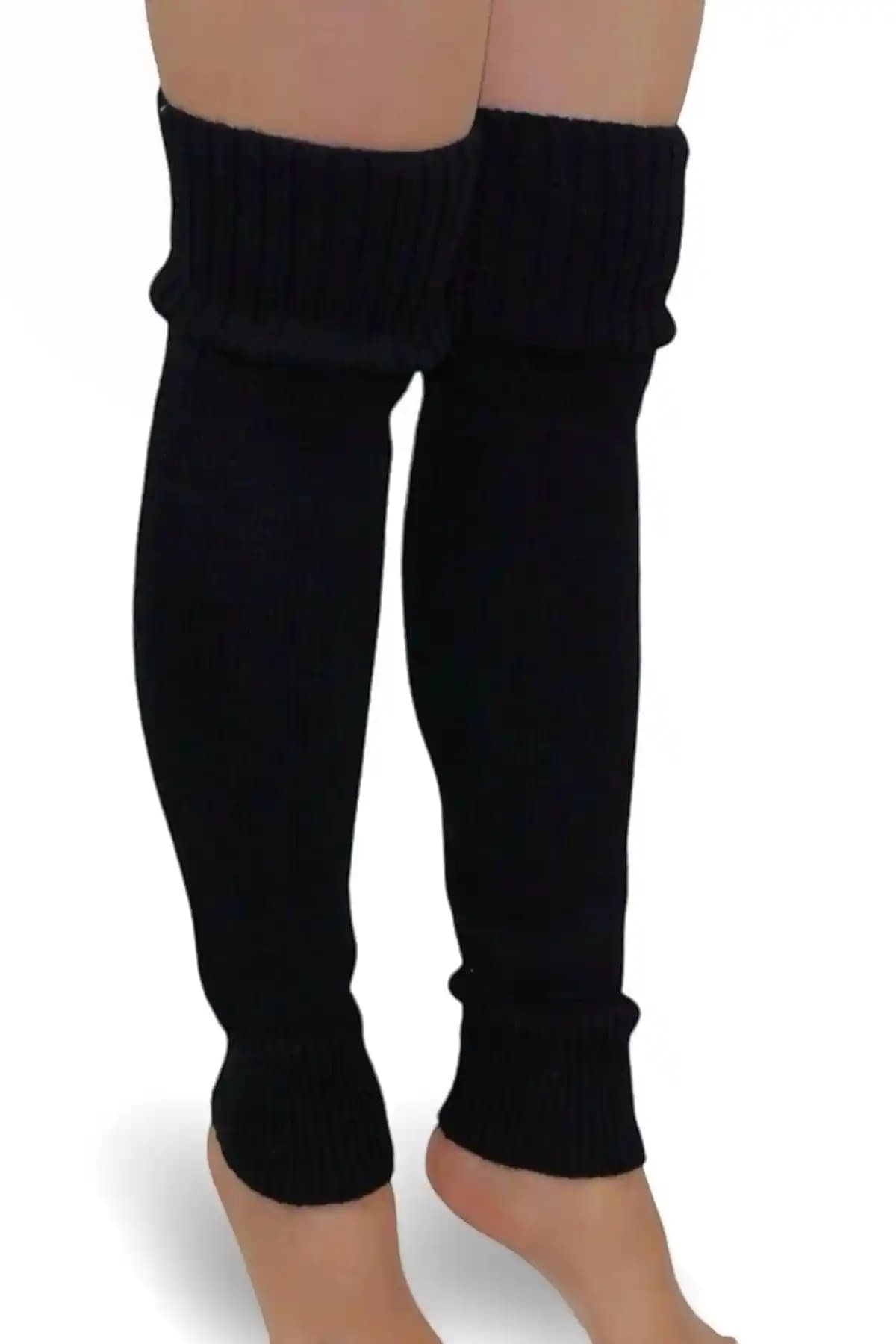 Nitesheys Doğal Yün Siyah Kadın Tozluk ve Çorap Koleksiyonu Kış İçin Şık ve Sıcak Tutucu