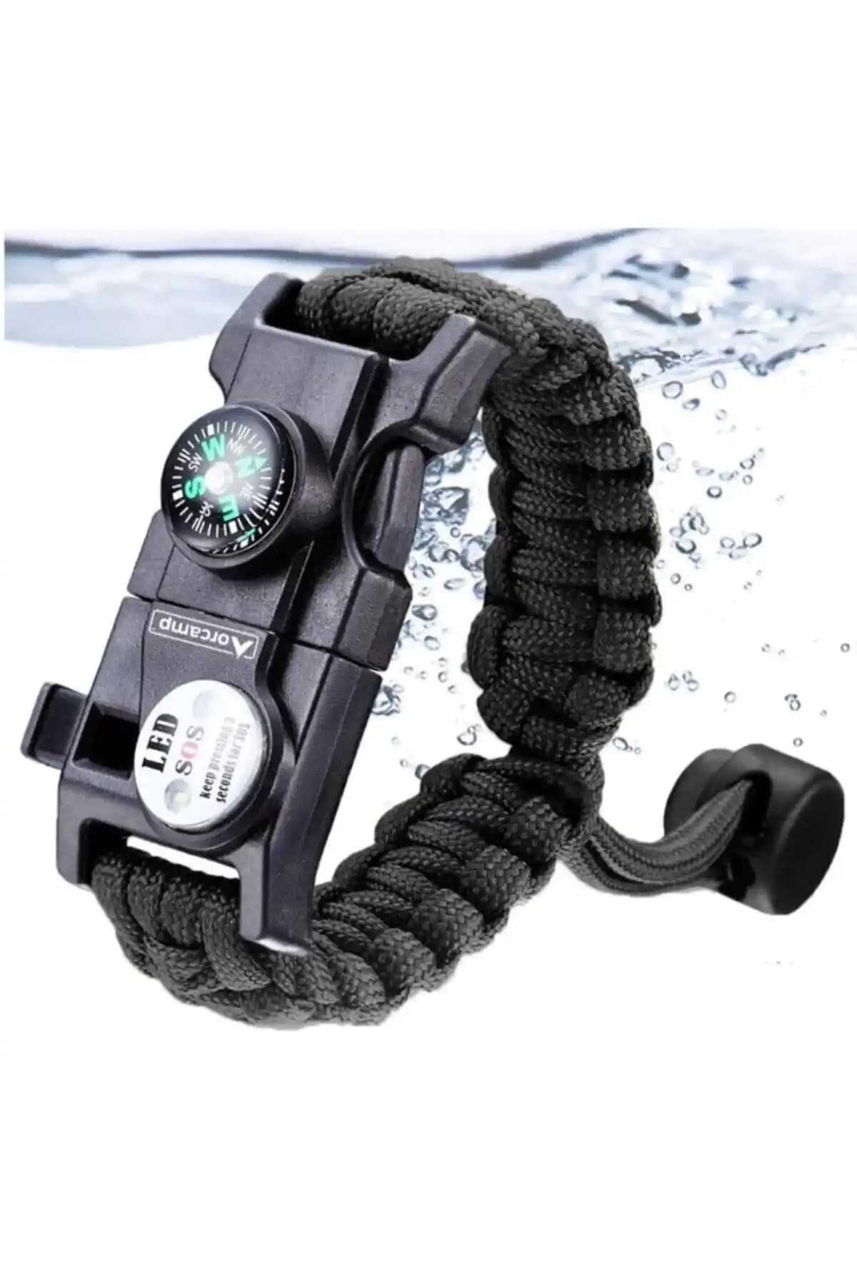 Orcamp Paracord Kamp Bileklik: Çok Fonksiyonlu Hayatta Kalma ve Kamp Aksesuarı