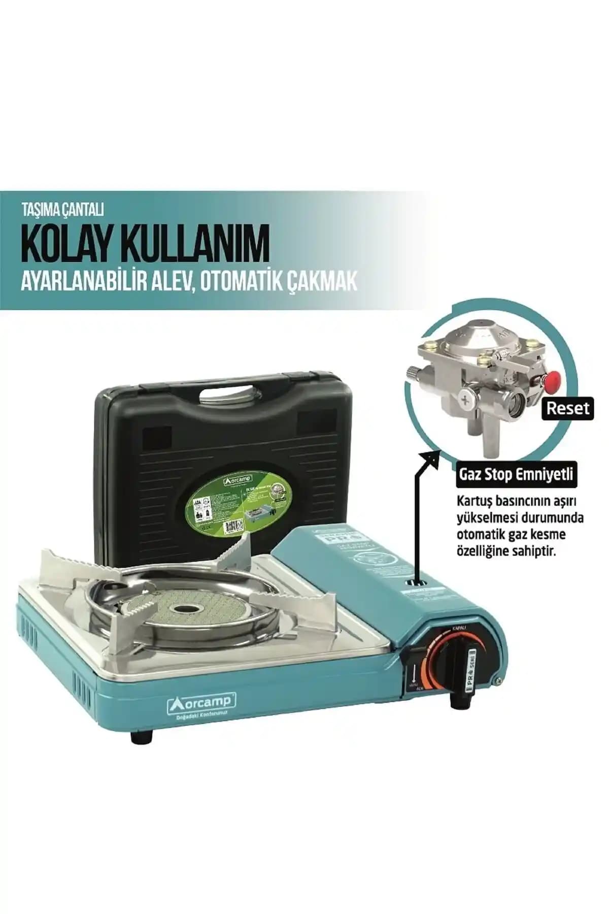 Orcamp Portatif Seramik Kamp Ocağı: Yüksek Performans ve Taşınabilirlik Özellikleri