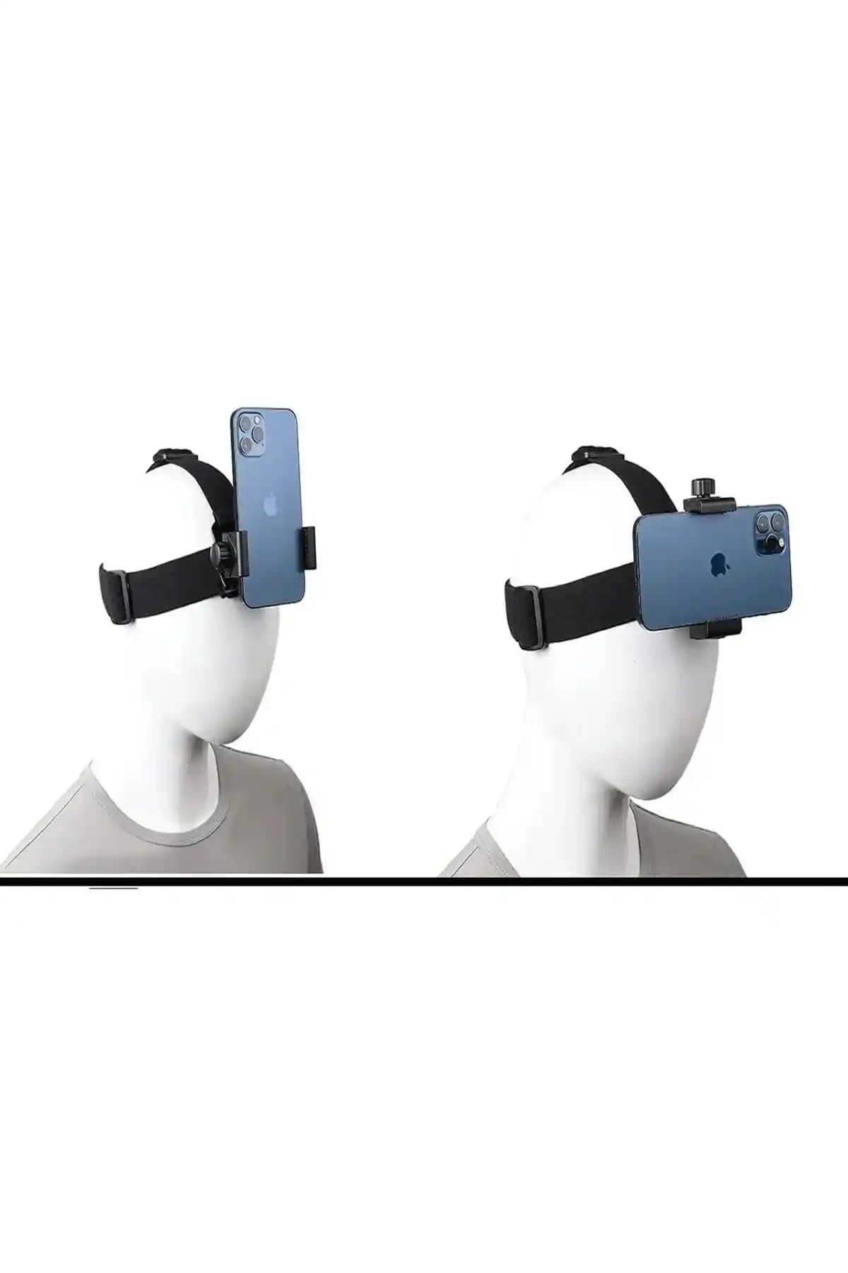 Outfire Cep Telefonu Uyumlu Kafa Bandı Vlog ve Video Çekim Seti Güvenilir Kullanım