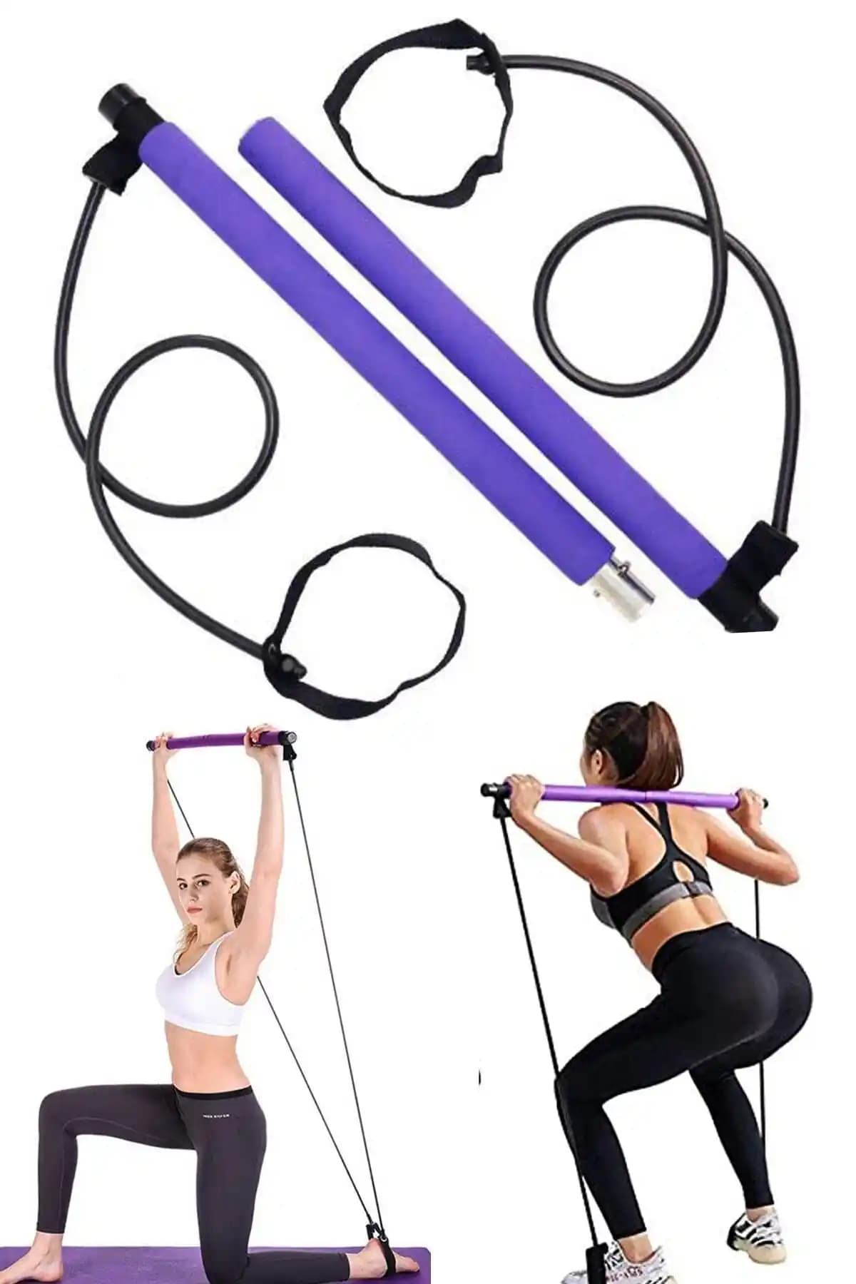 Portatif Pilates Jimnastik Çubuğu ile Evde Etkili Egzersiz ve Sağlıklı Yaşam