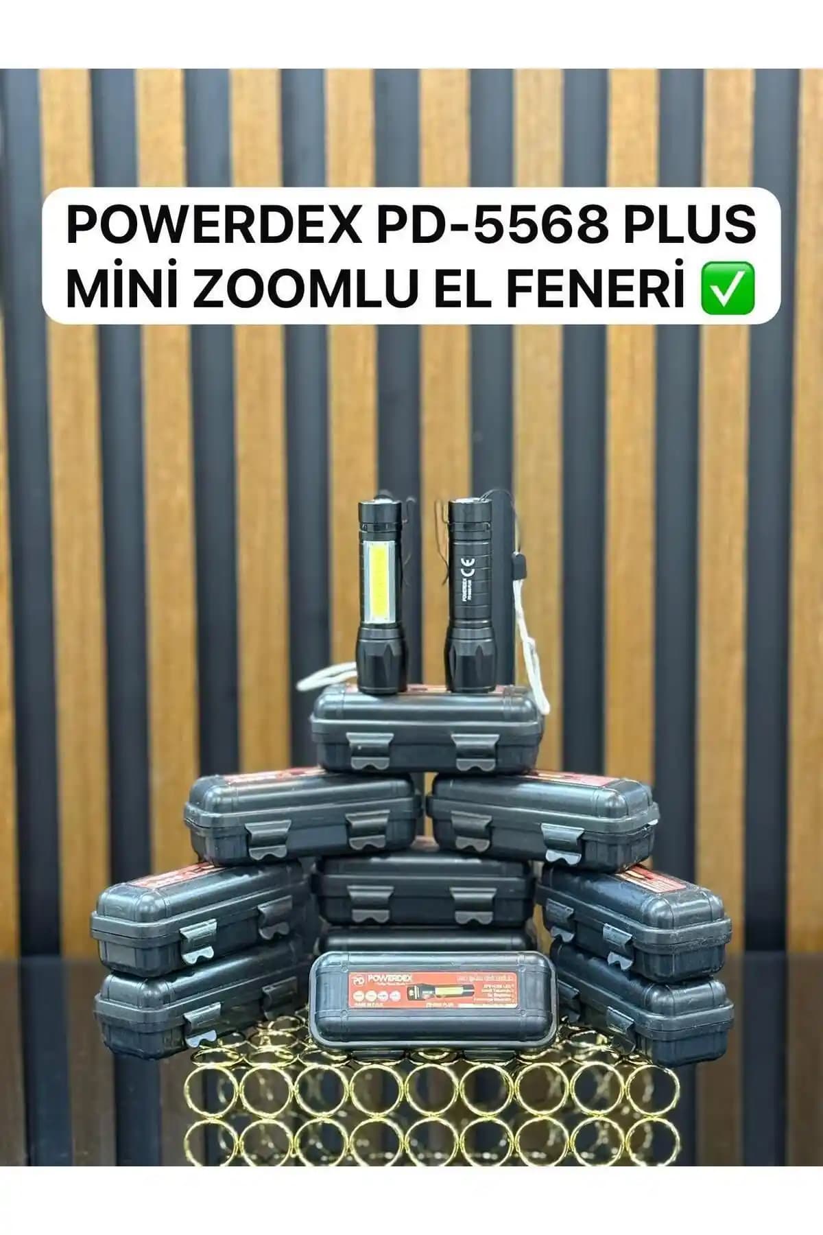 Powerdex PD-5568 Metal Şarjlı El Feneri Yüksek Performanslı ve Su Geçirmez Özellikleriyle