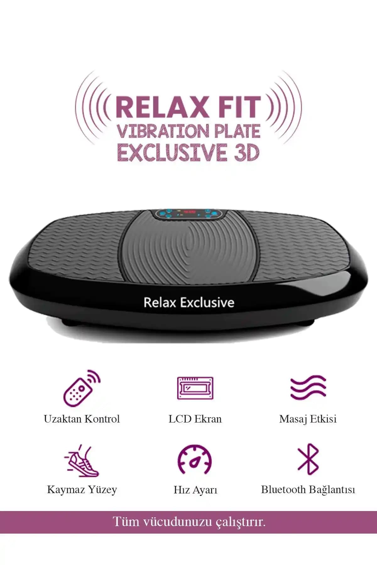 Relax Exclusive 3D Vibration Plate ile Evde Sağlıklı ve Etkili Egzersiz Yapmanın Yolları