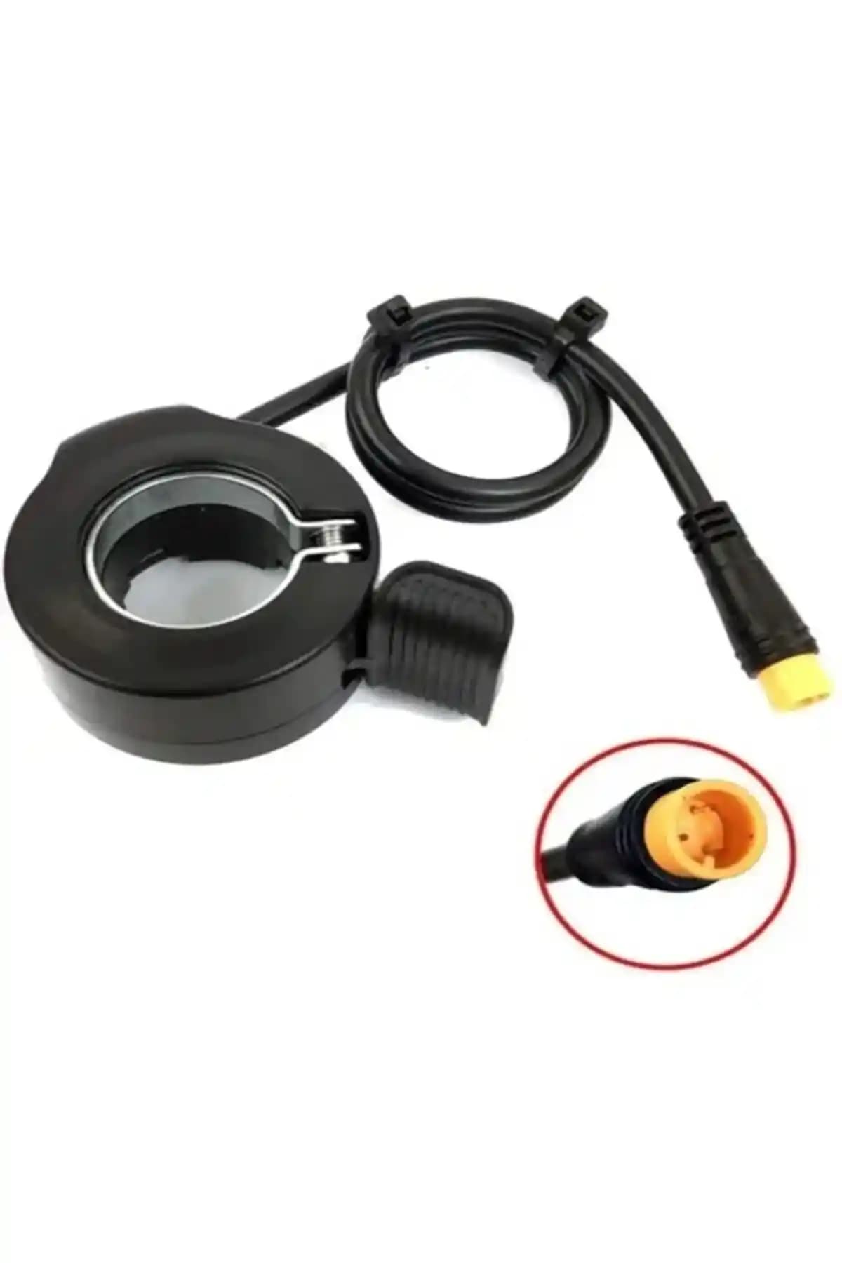 RKS Kadro Bisiklet Xs 25 Parmak Tip Gaz Kolu: Dayanıklı ve Su Geçirmez Elektrikli Bisiklet Kontrol Cihazı