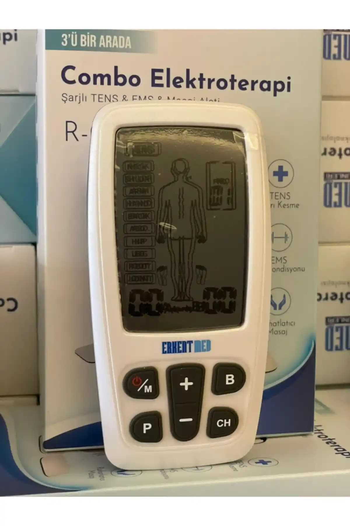 ROOVJOY Şarj Edilebilir Tens ve EMS Masaj Cihazı Ağrı Giderici ve Kas Güçlendirme