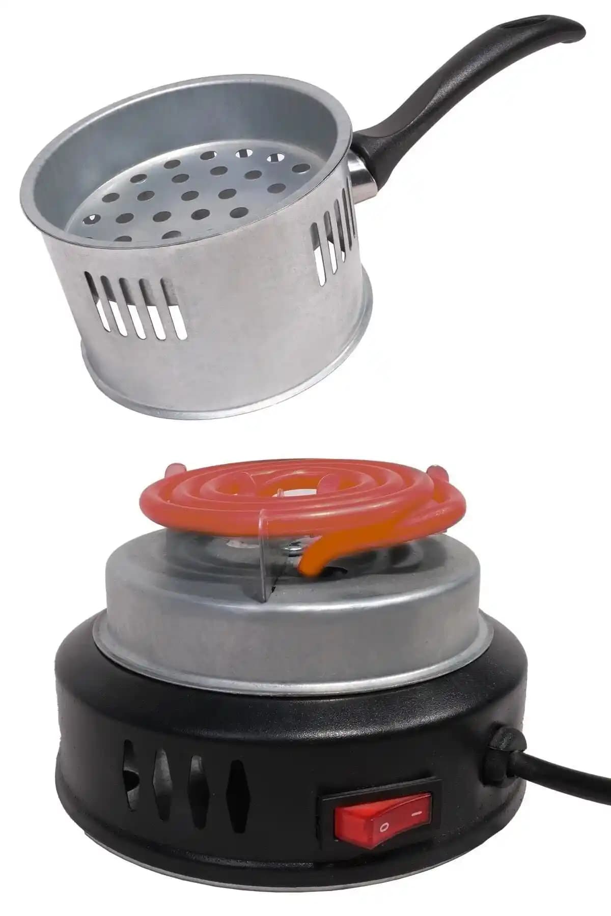 Siyah Taşımalı Nargile Kömür Yakma Makinesi: Hızlı ve Pratik Kullanım İçin Uygun