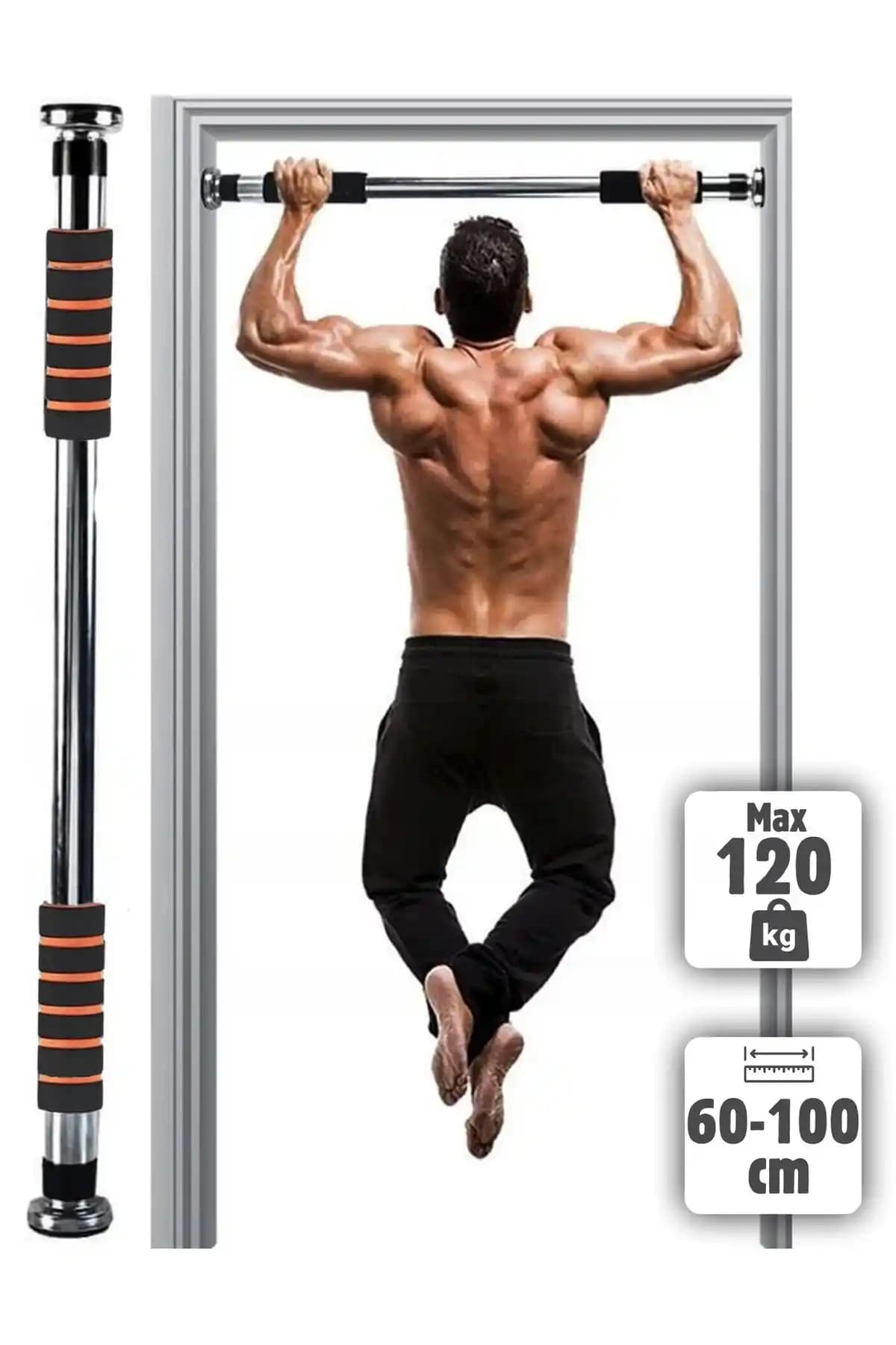 Unichrome Barfiks Çubuğu: Dayanıklı ve Çok Yönlü Kapı Üzerinde Egzersiz Çözümü