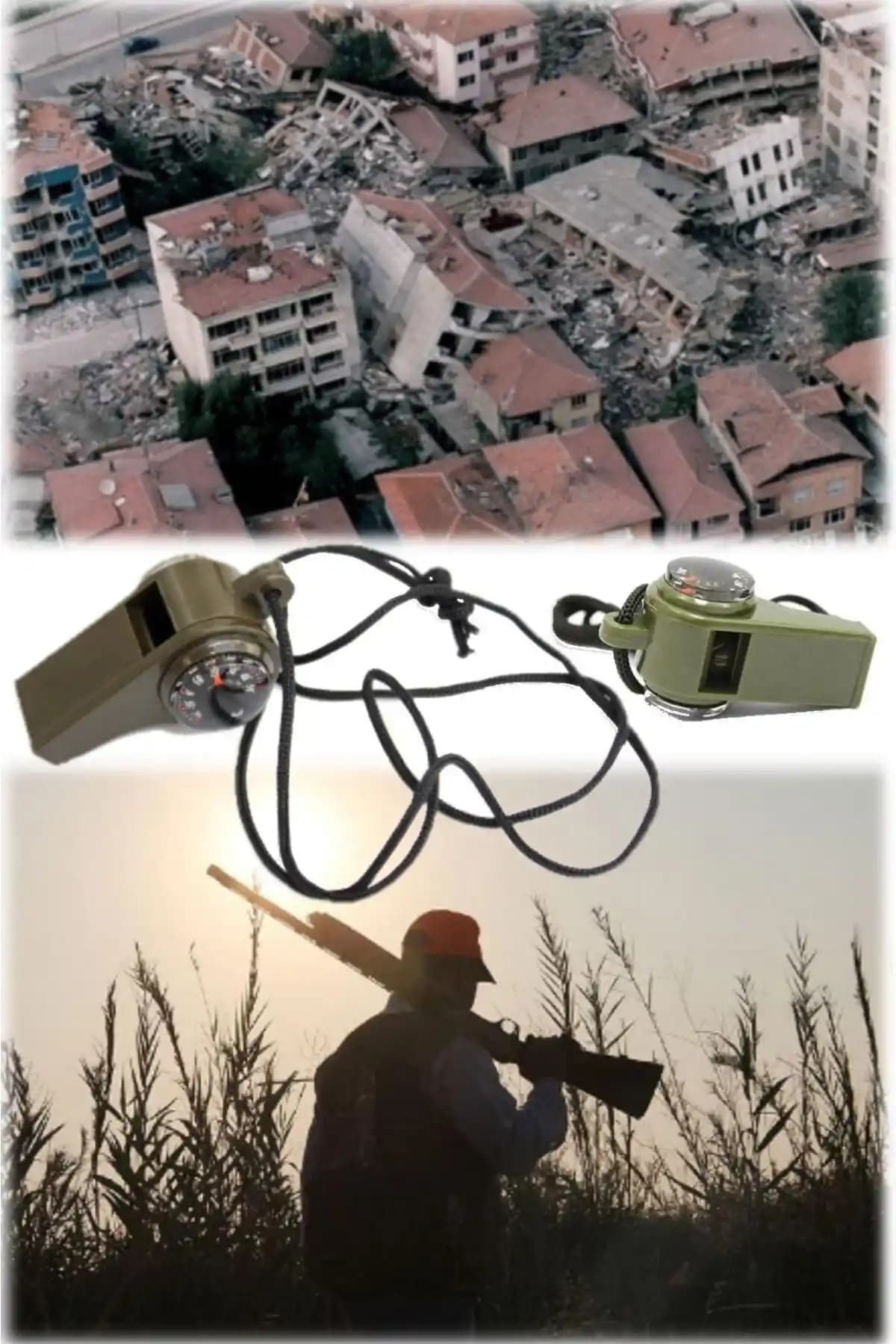 Utelips Çok Fonksiyonlu Düdük: Deprem ve Acil Durumlar İçin Güvenilir Bir Yardımcı