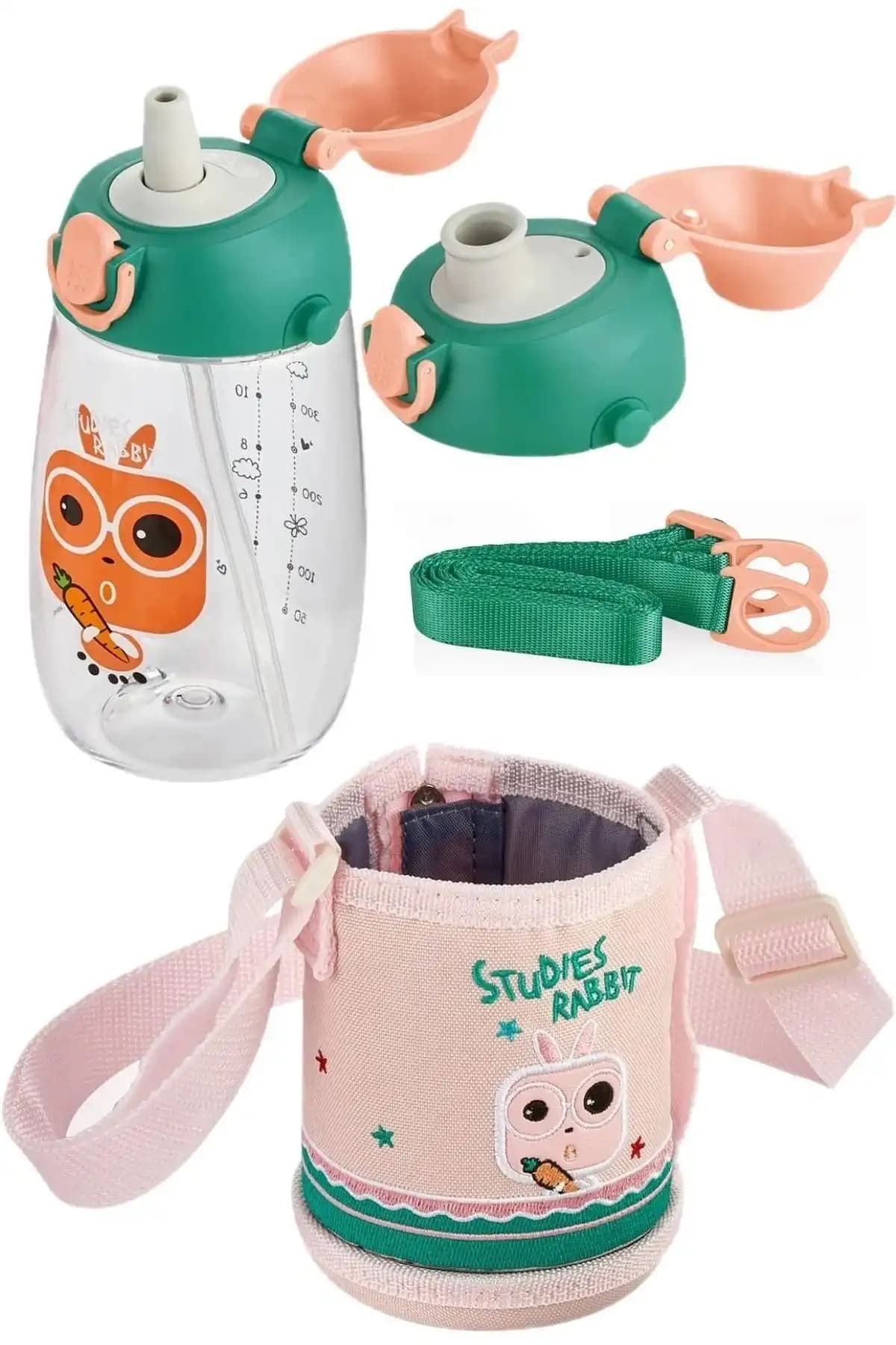 Uzspace 480ml Pipetli Tritan Matara: Sağlıklı ve Şık Spor ve Günlük Kullanım İçin