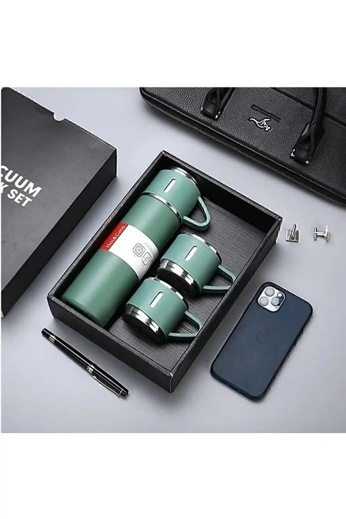 Vera Hediye Paslanmaz Çelik Termos: Şık ve Fonksiyonel 500 ml Kapasiteli İçin Uygun